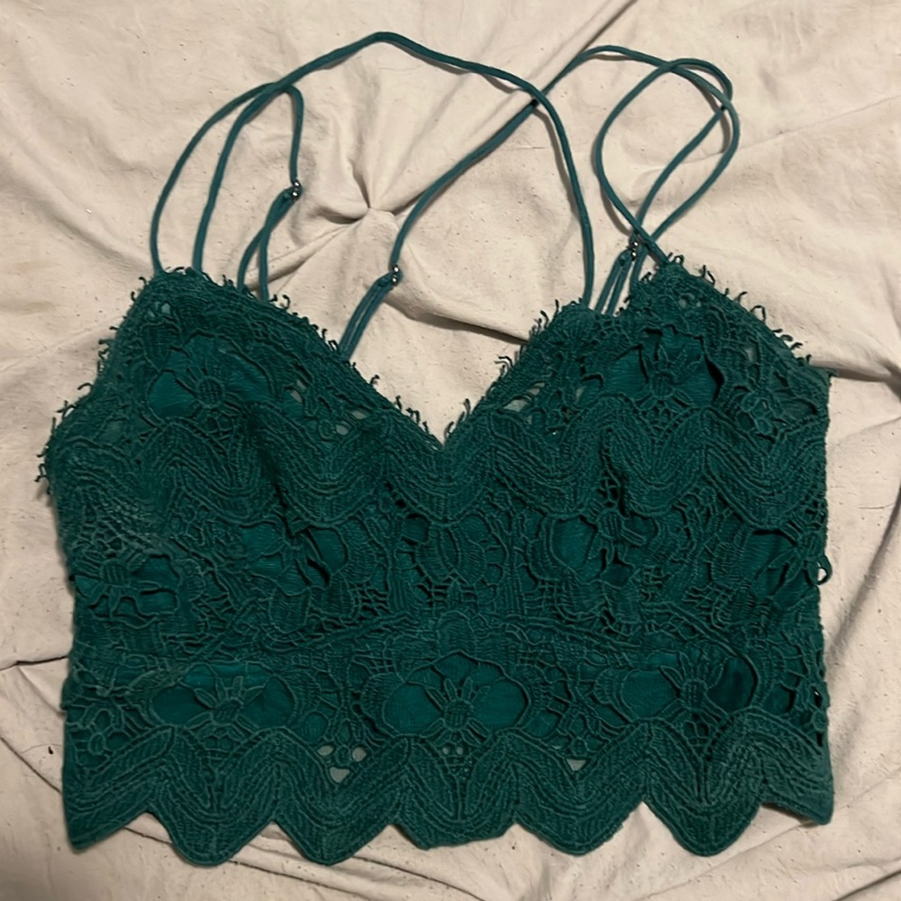 Emerald Green FP one from Buckle crop top